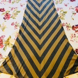 Ella Moss Chevron Maxi Skirt XS